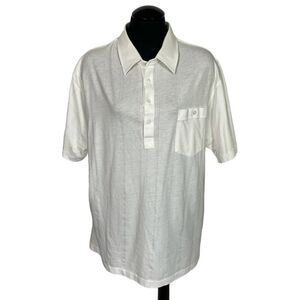 Vintage London Fog White Polo - Men’s 1X